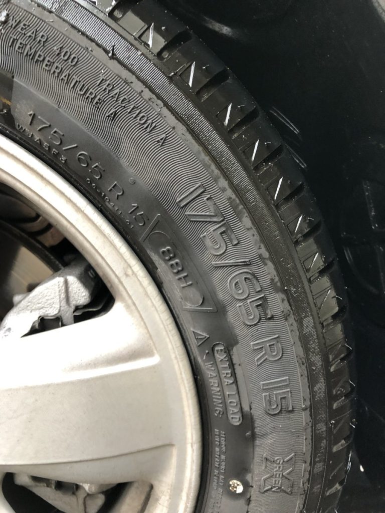 Used Car Tyre Set — type reference photograph